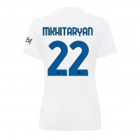 Inter Milan Henrikh Mkhitaryan #22 Fotballklær Bortedrakt Dame 2023-24 Kortermet